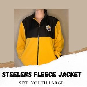 Youth Steelers Fleece Jacket